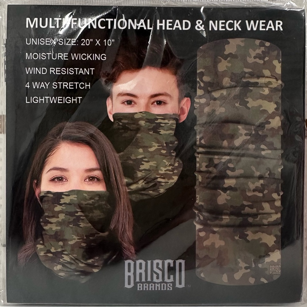 Brisco Brands Camouflage Face Mask
